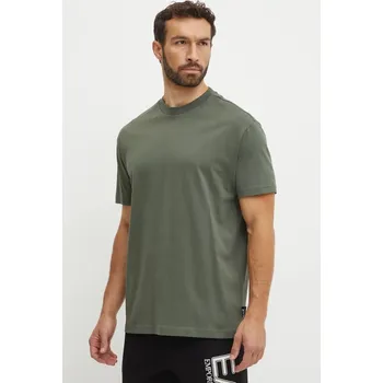 Bavlněné tričko EA7 Emporio Armani zelená barva, PJ2QZ.6DUT10 PJ2QZ.6DUT10.1846 91X, vel. S