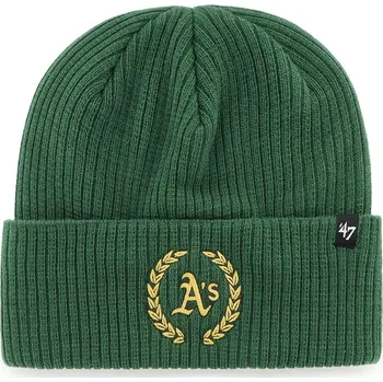 Čepice Čepice 47 brand MLB Oakland Athletics zelená barva, B-SKYCK18XXE-DG B.SKYCK18XXE.DG 79X, vel. ONE SIZE