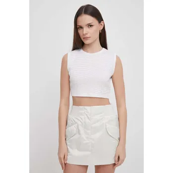 Top Calvin Klein Jeans J20J223163 bílá 00X, vel. M