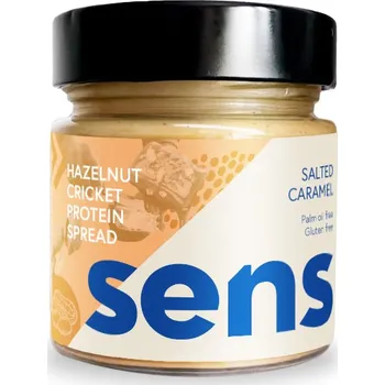 Sens Arašídové máslo s cvrččím proteinem a slaným karamelem 200 g