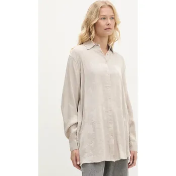 Košile Answear.LAB dámská, béžová barva, regular, s klasickým límcem 34132.tos 80X, vel. S/M