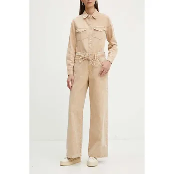 Dámské džíny Džíny Levi's XL STRAIGHT dámské, medium waist, A8701 béžová 12X, vel. 29/31