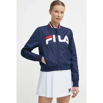 Pánská softshellová bunda Bomber bunda Fila Larkana tmavomodrá barva, přechodná, FAW0758 59X, vel. S