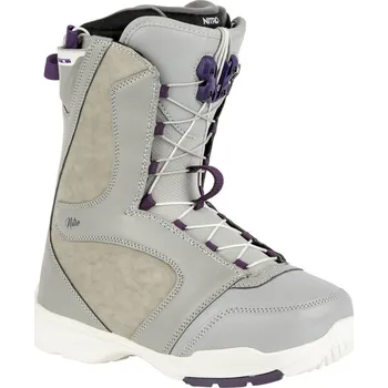 Boty na snowboard Nitro FLORA TLS 22/23 Grey-purple Velikost EU: 38,5