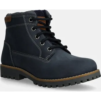 Dívčí obuv Dětské zimní boty z nubuku Mayoral tmavomodrá barva, 46508 46508.63B.Mini 59X, EUR 35