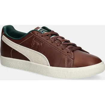 Dámské tenisky Kožené tenisky Puma Clyde Palais Artisan, 36, hnědá, 88X