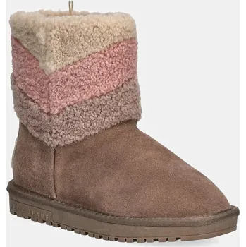 Dětská móda Dětské sněhule Pepe Jeans DISS FUR béžová barva, PGS50201 80X, EUR 39