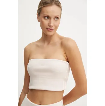 Top adidas Originals Femme Galore Rib Tube Top JN3025 béžová 01X, vel. L