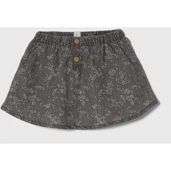 Dívčí sukně Dětská bavlněná sukně United Colors of Benetton 4U98A0007.W.Seasonal šedá 09X, vel. 74