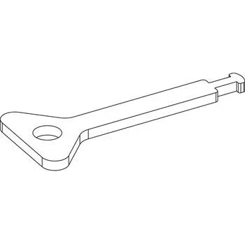 Okenní klika ROTO NT/NX Klíč pro skrytý zámek otáčení z ocel pozink