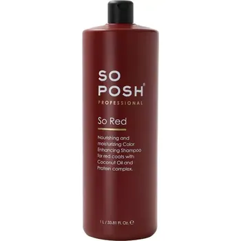 Kosmetika pro psa So Posh Šampon pro červenou srst 1l (Šampon zvýrazňuje měděnou, plavou, červenou a hnědou barvu srsti. Nepoužívejte na bílou srst!)