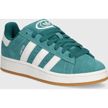 Pánská obuv Semišové tenisky adidas Originals Campus 00s ID1437 zelená 77X, EUR 45 1/3
