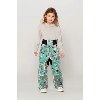 Chlapecké oblečení Dětské lyžařské kalhoty Gosoaky BIG BAD WOLF 242.9.1.708.562 zelená 76X, vel. 122-128