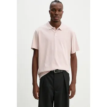 Pánské oblečení Bavlněné polo tričko Levi's A6735 růžová 30X, vel. L