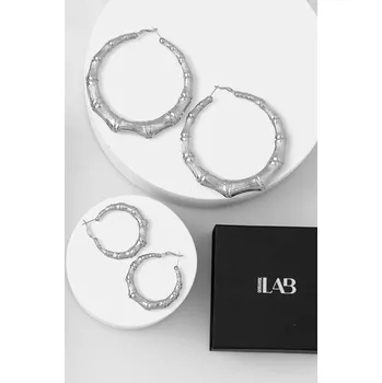 Náušnice Náušnice Answear.LAB 2-pack 66.700.900.ios stříbrná SLV, vel. ONE SIZE