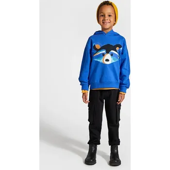 Chlapecké kalhoty Dětské bavlněné kalhoty Coccodrillo ZC4120103FBK černá 99X, vel. 104