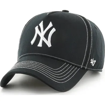 Kšiltovka Bavlněná baseballová čepice 47 brand MLB New York Yankees B.CONDT17GWS.BK černá 99X, vel. ONE SIZE