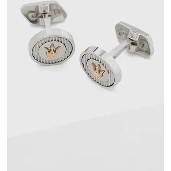 Manžetový knoflíček Manžetové knoflíčky Maserati pánské, JM121ATK14 stříbrná SLV, vel. ONE SIZE