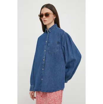 Dámská košile Džínová košile Pepe Jeans MILEY PL304730 modrá 55X, vel. XL