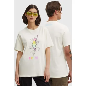 Pánské tričko Bavlněné tričko Converse PRIDE 10027208.A01 béžová 01X, vel. XS