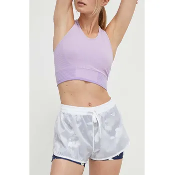 Dámské kraťasy Běžecké šortky Roxy Pure Pursuit bílá barva, medium waist, ERJNS03503 00X, vel. XS