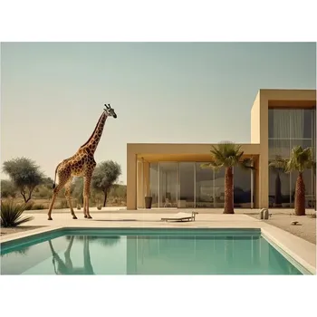 Obraz Grafika na akrylovém skle A.I Art HARTMAN Urban Zoo 13 46 x 61 cm KB1815H18.URBANZOO13 vícebarevná MLC