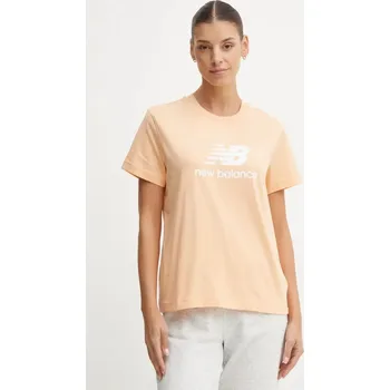 Pánské tričko Bavlněné tričko New Balance WT41502PAE oranžová 24X, vel. S