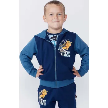 Chlapecká mikina Dětská bavlněná mikina Lego LWSCOUT 607 12011305 námořnická modř 59X, vel. 92