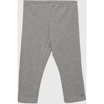 Dívčí legíny Dětské legíny United Colors of Benetton šedá barva, hladké 3MT1CF02J.G.NOS 09X, vel. 160
