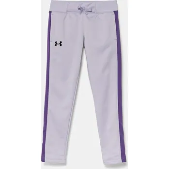 Dětské tepláky Under Armour Fleece Pants 1356489 fialová 04X, vel. 137-149