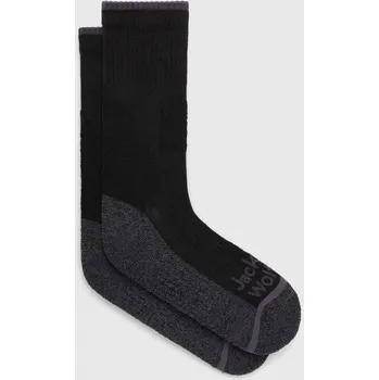Pánské ponožky Ponožky Jack Wolfskin Trek Func 1911421 černá 99X, vel. 35/37