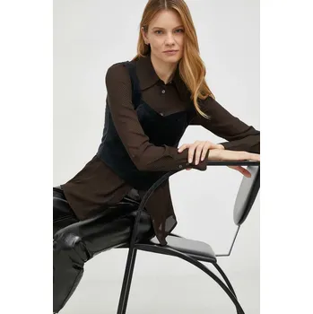 Bavlněný top Levi's A4573.0000 černá 99X, vel. M