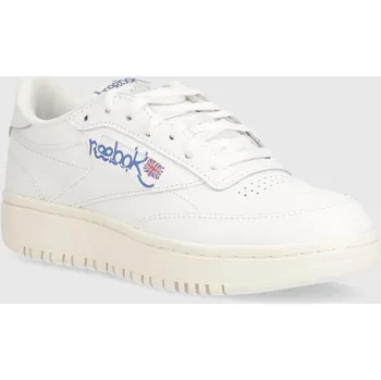 Pánské tenisky Kožené tenisky Reebok Classic Club C bílá barva, 100074478 00X, EUR 37.5