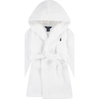 Dámský župan Dětský bavlněný župan Polo Ralph Lauren bílá barva, 8P0188 00X, vel. 117-123