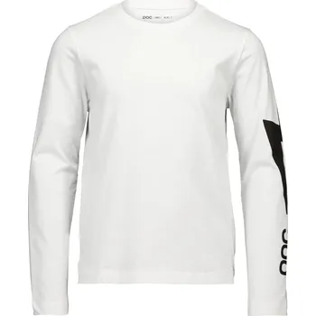 Chlapecké tričko POC L/S Tee Jr - Blixten White 140