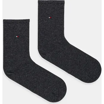 Pánské ponožky Dámské ponožky Tommy Hilfiger Sportswear vel. 35-38 (2-pack) 371221 šedá 90Y, vel. 39/42