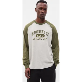 Pánské oblečení GAP Pánské Tričko s dlouhým rukávem Gap Athletic 765764-00 Velikost: XS Tričko zdarma při nákupu nad 3000,-!
