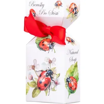 Mýdlo Mýdlo Berušky pro štěstí v krabičce, barevná 90g