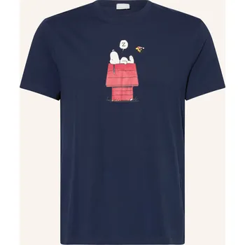 Pánské tričko Mey Pánská Spací Košile Série Mey X Peanuts, modrá / červená...