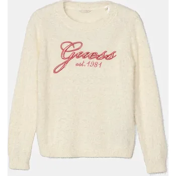 Dívčí svetr Dětský svetr Guess béžová barva, J4BR07 Z3K20 J4BR07.Z3K20.9BYH 01X, vel. 122-125