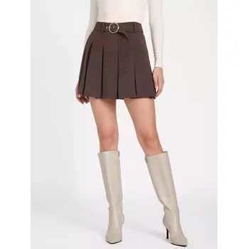 Dámská sukně GUESS dámská sukně Pamela hnědá L
