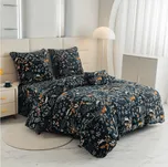 Povlečení mikroplyš LIŠKA A ZAJÍC tmavě zelené Rozměr povlečení: 2 ks 70 x 90 cm | 200 x 220 cm, 140x200 / 70x90 cm, 140x220 / 70x90 cm, 200x220 + 2 polštáře 70x90 cm