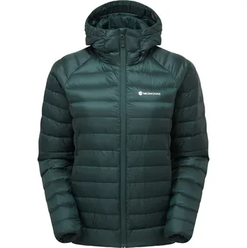 Dámská zimní bunda Montane F Anti Freeze Hoodie Velikost: L / Barva: tmavě zelená