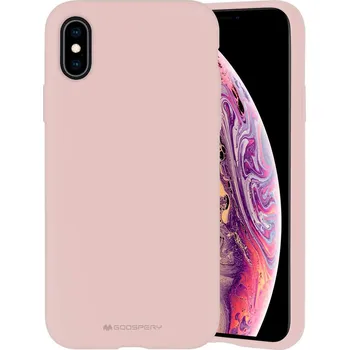 Mercury Ochranný kryt pro iPhone XS / X - Mercury, Silicone Pink Sand