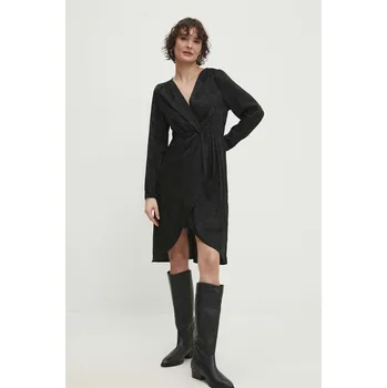 Dámské šaty Šaty Answear.LAB černá barva, mini 4093d.FH 99X, vel. S