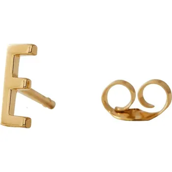 Náušnice Pozlacené stříbrné náušnice Design Letters 90401001E zlatá GLD, vel. ONE SIZE