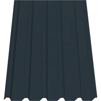Střešní krytina SATJAM Plech trapézový SAT35 střešní PE25 tl. 0,5 mm RAL 7016 antracit