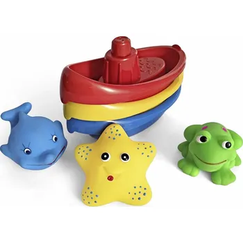 plyšák Lodičky + zvířátka do vany