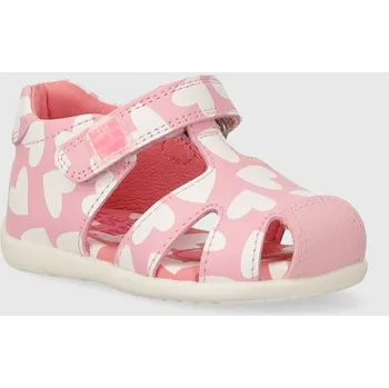 Dívčí sandály Dětské kožené sandály Agatha Ruiz de la Prada růžová barva 242903 30X, EUR 20