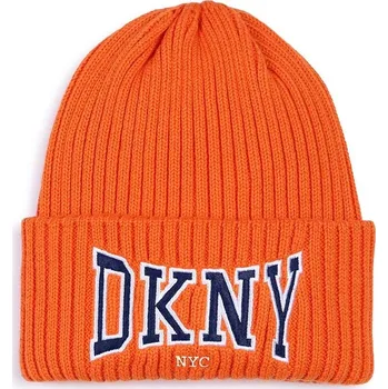 Čepice Dětská čepice Dkny oranžová barva, D62069 D62069. 22X, vel. 56/58